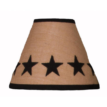 Heritage House Star Lampshade 10 Inch Black 0R040011 - The Fox Decor